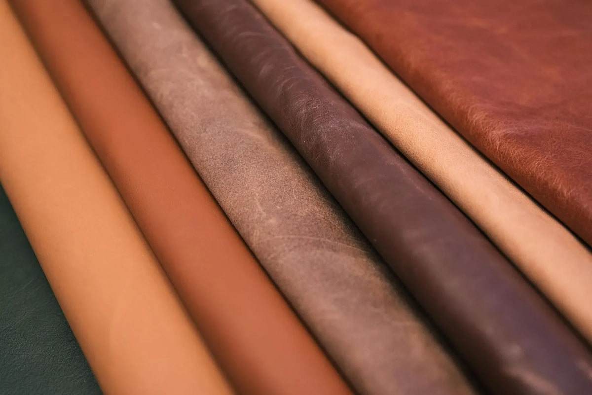 Calfskin leather