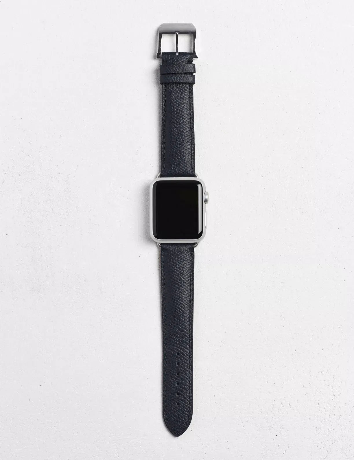 PURE CALFSKIN LEATHER APPLE WATCH - BLACK-1