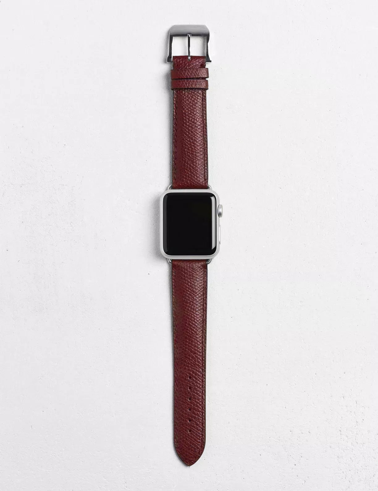 PURE CALFSKIN LEATHER APPLE WATCH - RED-1